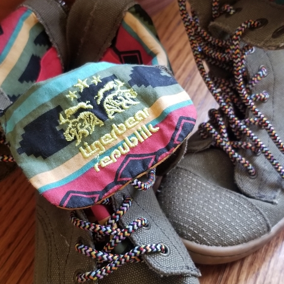 TigerBear Republik Vegan Hightop Vintage Rare - Picture 3 of 5